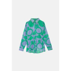 Loja Real Geometric Print Oversized Shirt - S